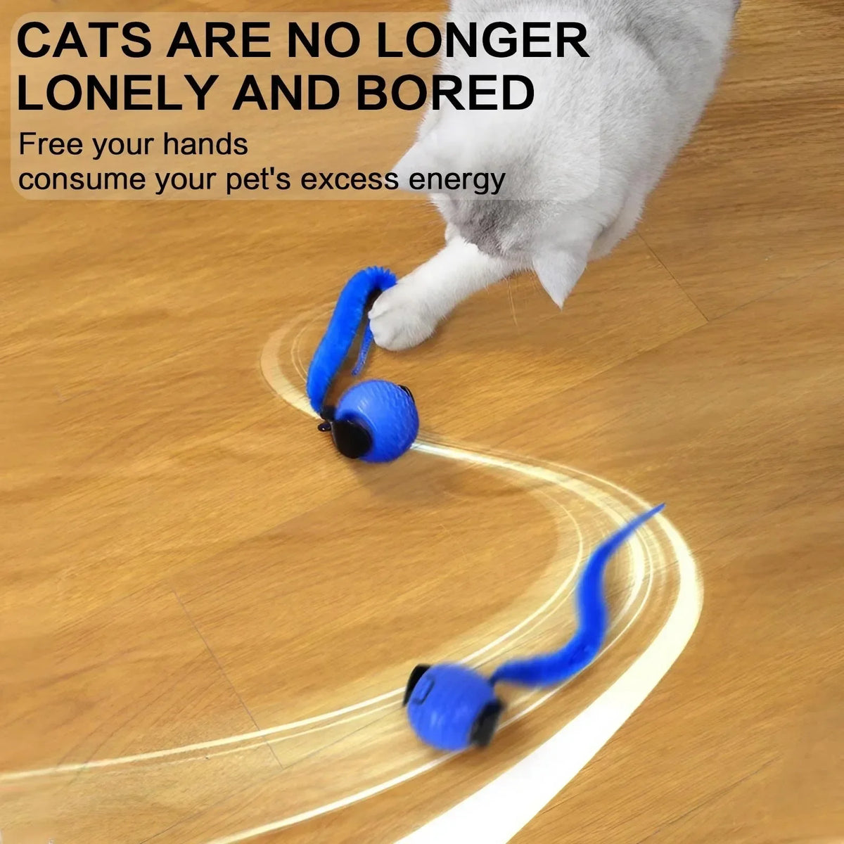 Smart Rolling Dog & Cat Toy — Auto Obstacle-Avoidance LED Ball with USB-C Charging