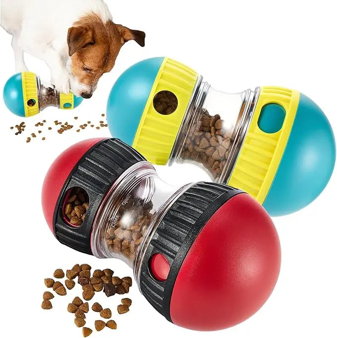Interactive Slow Feeder Dog Toy — Snack Dispensing Puzzle Ball
