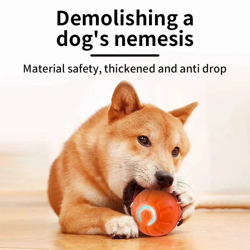Smart Jumping Dog Ball- USB Rechargeable Interactive chew toy