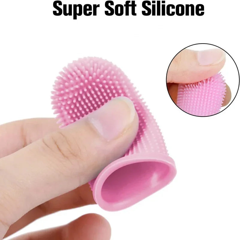 Silicone Finger Toothbrush for Cats & Dogs — 360° Pet Teeth Cleaner