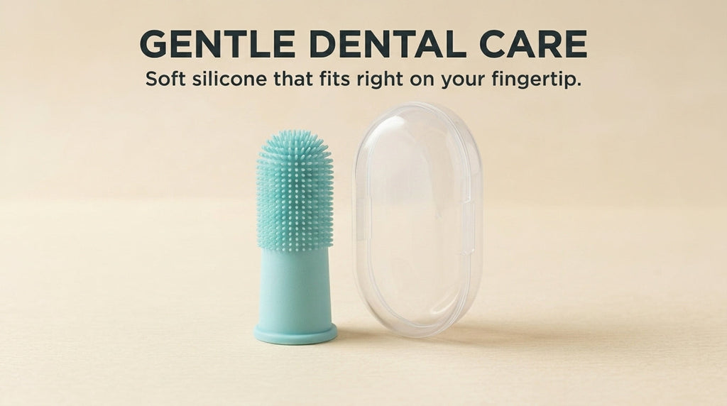 Silicone Finger Toothbrush for Cats & Dogs — 360° Pet Teeth Cleaner